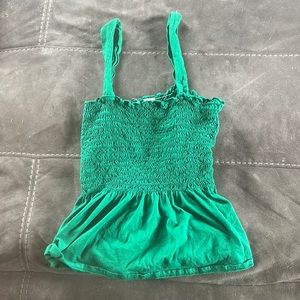 Green tank top